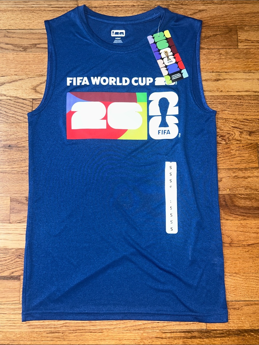 FIFA World Cup 2026 Navy Blue Sleeveless Jersey Sz Small & XXL NWT